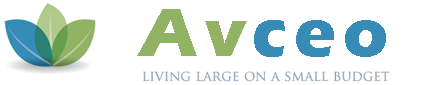 logo for personal finance blog Avceo